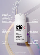 Load image into Gallery viewer, K18 mini leave-in molecular repair hair mask