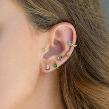 Load image into Gallery viewer, Girls Crew - Flora and Fauna Earring Set: Gold