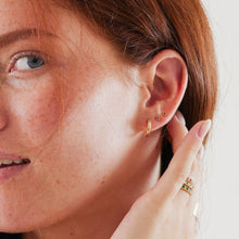 Load image into Gallery viewer, Made By Mary - January Birthstone Stud Earrings