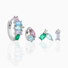 Load image into Gallery viewer, Girls Crew - Flora and Fauna Earring Set: Gold