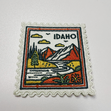 Load image into Gallery viewer, TEELUX - 2" Idaho Stamp - Embroidered Hat Patch: Embroidered Patch