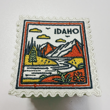 Load image into Gallery viewer, TEELUX - 2" Idaho Stamp - Embroidered Hat Patch: Embroidered Patch