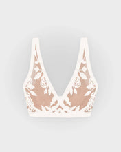 Load image into Gallery viewer, EBY - Sheer Flocked Bra: Madam Lux / XS