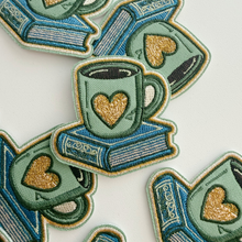 Load image into Gallery viewer, TEELUX - 2" Mug with Book - Embroidered Hat Patch