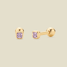 Load image into Gallery viewer, Made By Mary - June Birthstone Stud Earrings