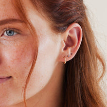 Load image into Gallery viewer, Made By Mary - February Birthstone Stud Earrings