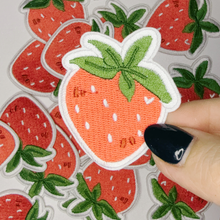 Load image into Gallery viewer, TEELUX - 2" Strawberry - Embroidered Hat Patch