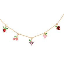 Load image into Gallery viewer, Girls Crew - Fruit Basket Choker: Gold