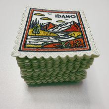 Load image into Gallery viewer, TEELUX - 2" Idaho Stamp - Embroidered Hat Patch: Embroidered Patch