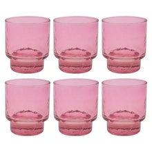 Load image into Gallery viewer, Catalina Stacking Glasses in Pink and Green