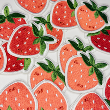 Load image into Gallery viewer, TEELUX - 2" Strawberry - Embroidered Hat Patch