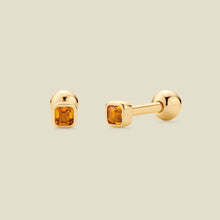 Load image into Gallery viewer, Made By Mary - November Birthstone Stud Earrings