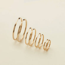 Load image into Gallery viewer, Made By Mary - Live In Hoop Earrings: Gold Filled / 20mm