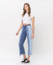 Load image into Gallery viewer, VERVET - Exhilarate High Rise Crop Wide Leg Jeans