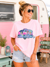 Load image into Gallery viewer, ABLNco - Trailer Camper Camping Pink Sequin Patch - Large