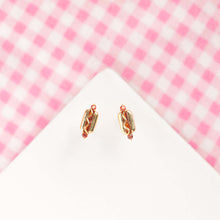 Load image into Gallery viewer, Girls Crew - Hot Dog Studs: Gold