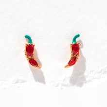 Load image into Gallery viewer, Girls Crew - Red Hot Chili Pepper Studs: Gold