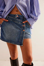 Load image into Gallery viewer, WYNNE DENIM SKIRT / CORNFLOWER