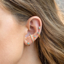 Load image into Gallery viewer, Girls Crew - Cascading Blossom Earring Set: Rose Gold