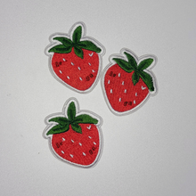 Load image into Gallery viewer, TEELUX - 2" Strawberry - Embroidered Hat Patch