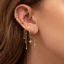 Load image into Gallery viewer, Girls Crew - Meteor Shower Dangle Earrings: Gold