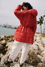 Load image into Gallery viewer, FREE PEOPLE - Patricia Packable Poncho Puffer