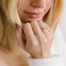 Load image into Gallery viewer, MADE BY MARY - Stella Sparkle Stacking Ring - Gold Filled 5