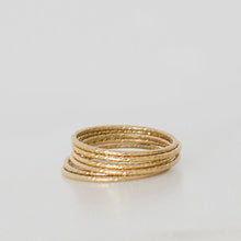 Load image into Gallery viewer, MADE BY MARY - Stella Sparkle Stacking Ring - Gold Filled 5