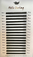 Load image into Gallery viewer, HELLO DARLING - C Curl Volume Lashes (.05 & .07)