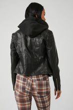 Load image into Gallery viewer, FREE PEOPLE - HARRIETT VEGAN LEATHER - BLACK