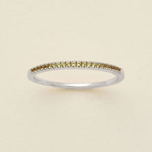 Load image into Gallery viewer, Made By Mary - August Birthstone Stacking Ring: Gold Vermeil / 6
