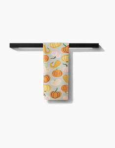 Geometry - Pumpkins And Gourds Tea Towel