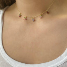 Load image into Gallery viewer, Girls Crew - Fruit Basket Choker: Gold

