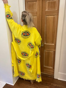 Karli Buxton - Yellow Multi Eye Kaftan