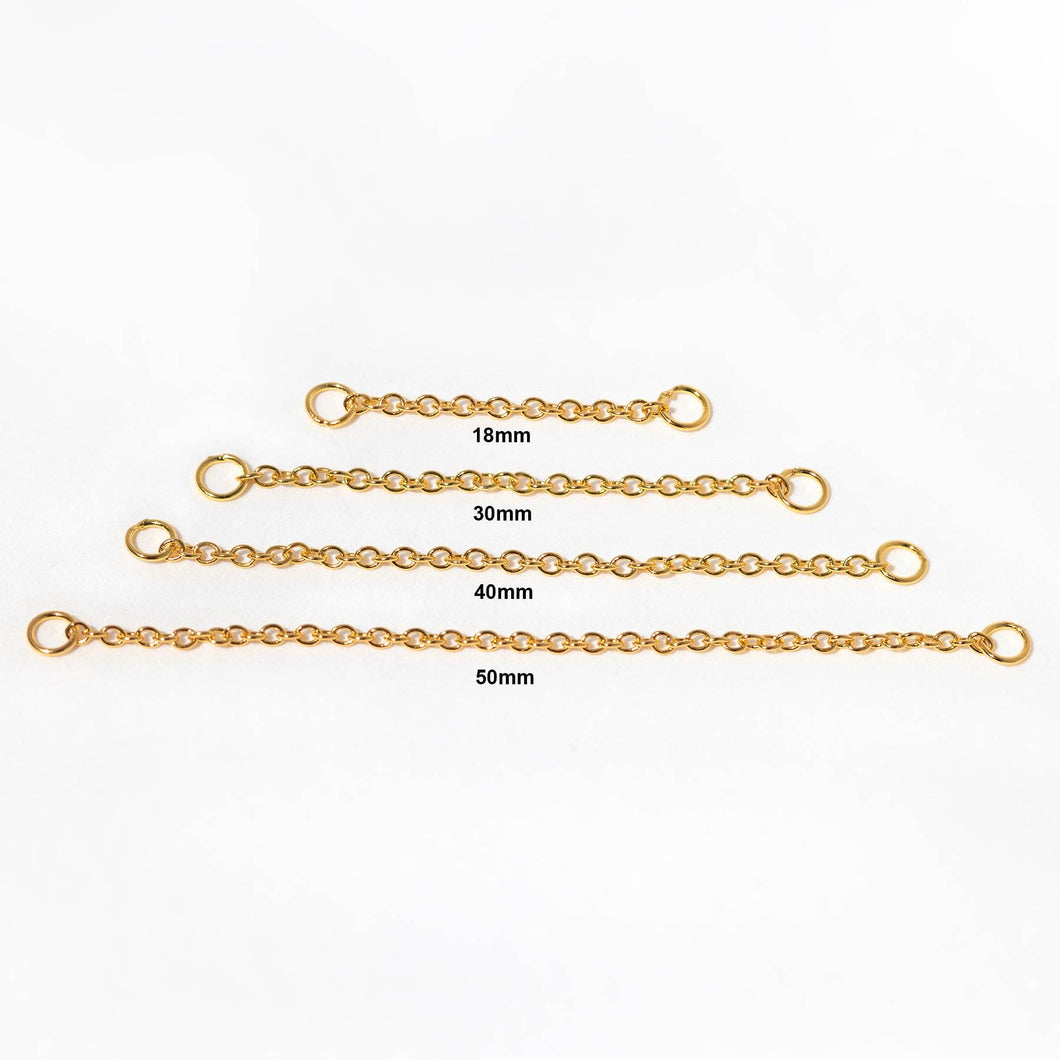 Girls Crew - Boundless Earring Connector Chain: Gold / 18mm