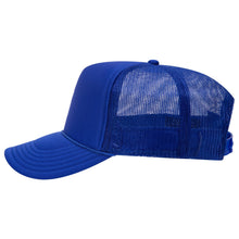 Load image into Gallery viewer, The Park Wholesale - Otto 5-Panel High Crown Foam Trucker Hats, Mesh Back Cap - 39-165: White
