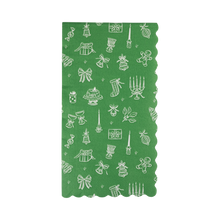 Load image into Gallery viewer, My Mind’s Eye - COZ1339 - Pink and Green Christmas Print Dinner Napkins
