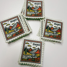 Load image into Gallery viewer, TEELUX - 2" Idaho Stamp -  Embroidered Hat Patch: Embroidered Patch

