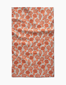 Geometry - Many Mushrooms Tea Towel