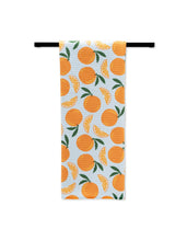 Load image into Gallery viewer, Geometry - Sweet Orange Tea Towel
