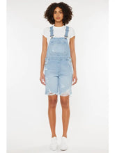 Load image into Gallery viewer, Kan Can - 90s BF Denim Overall Shorts
