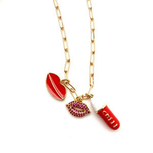Red Chill Pill - 1" Enamel Individual Charm/Pendant