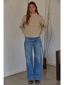 BY TOGETHER - The Paige Pullover - Taupe