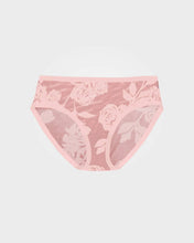 Load image into Gallery viewer, EBY - Sheer Flocked Brief: Madam Muse / L
