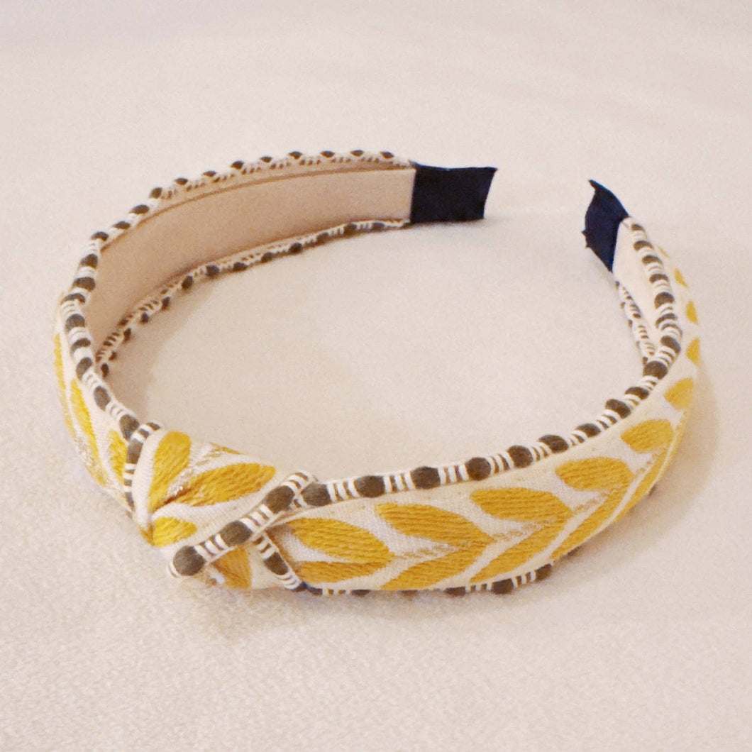 Ellison+Young - Southern French Slim Headband: Yellow