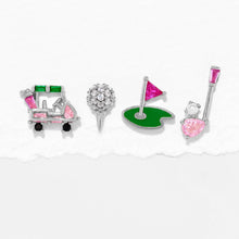 Load image into Gallery viewer, Girls Crew - Hole in One Stud Set: Gold
