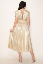 Load image into Gallery viewer, MISS AVENUE - Pleated Midi Dress
