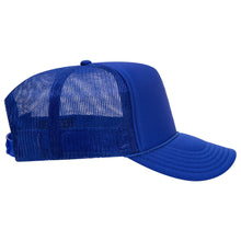 Load image into Gallery viewer, The Park Wholesale - Otto 5-Panel High Crown Foam Trucker Hats, Mesh Back Cap - 39-165: White
