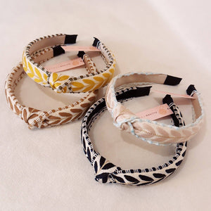 Ellison+Young - Southern French Slim Headband: Black