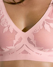 Load image into Gallery viewer, EBY - Sheer Flocked Bra: Madam Oh La La / XS
